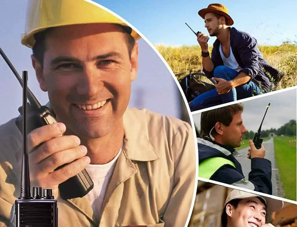 Why is a walkie-talkie used instead of a phone?