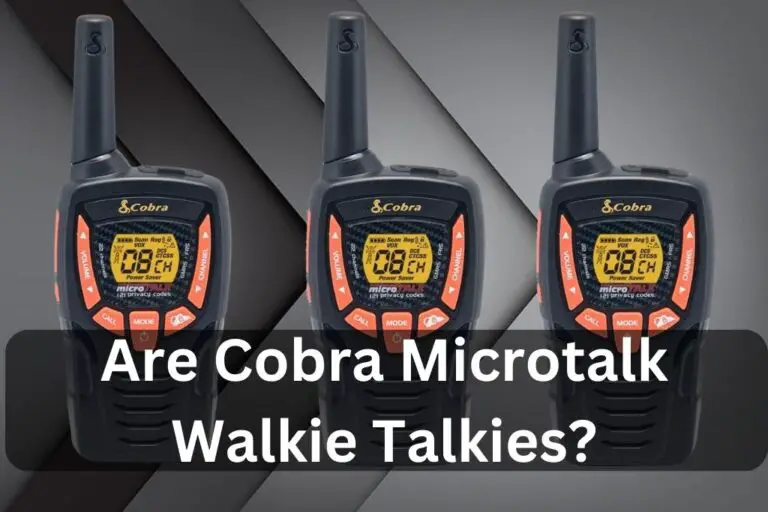 Are Cobra Microtalk Walkie Talkies?